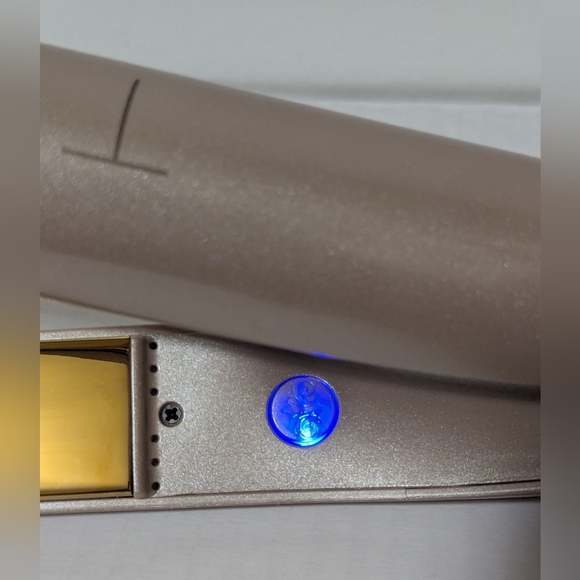 TYME | Iron Pro 2 in 1 Curling Iron & Straightener 1 Inch Titanium Plates - Rose - Picture 3 of 14